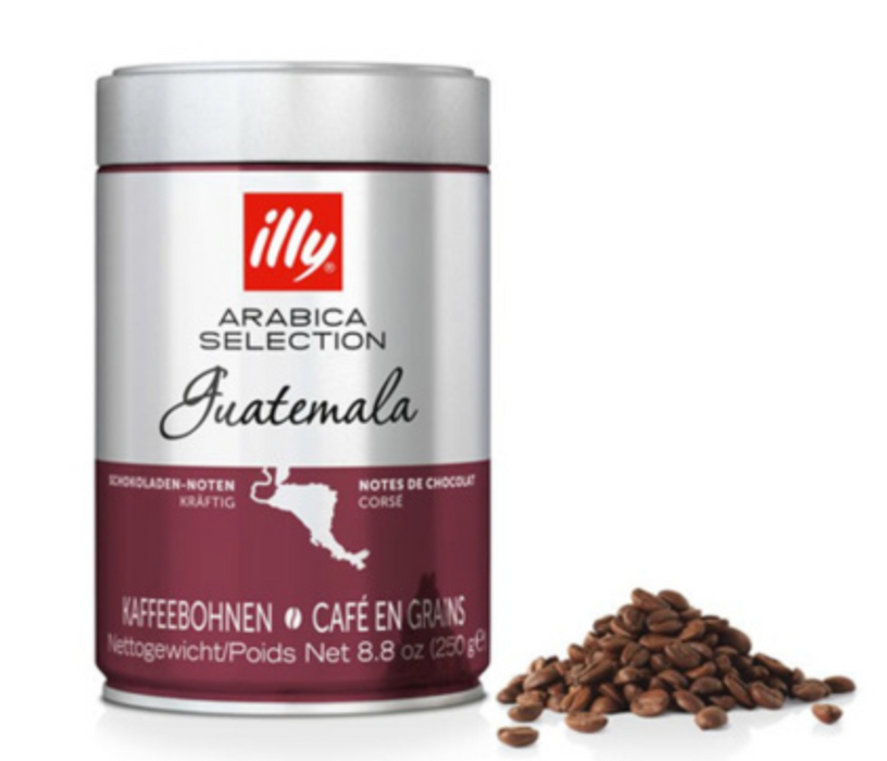 3kg Illy arabica selection Guatemala bonen tin 250 gr.