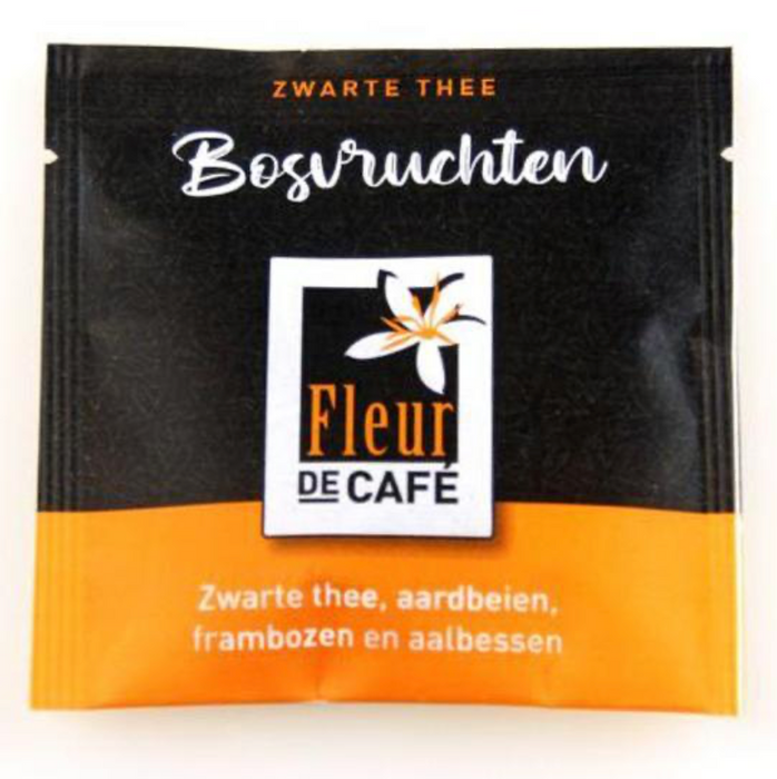 Sachets de thé noir aux fruits des bois, 50 pièces