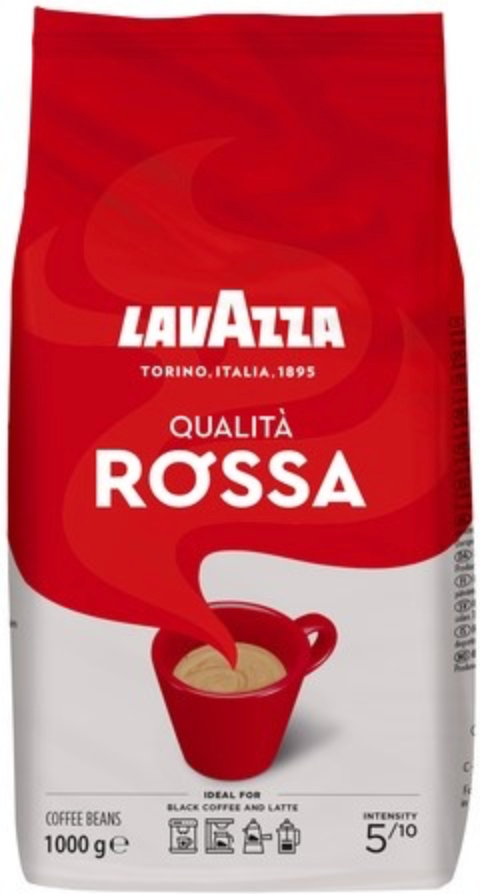 6kg Lavazza qualita rossa beans 1 kg.