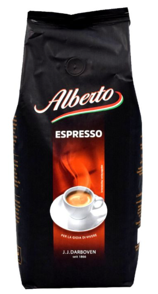 Alberto espresso beans 1 kg.