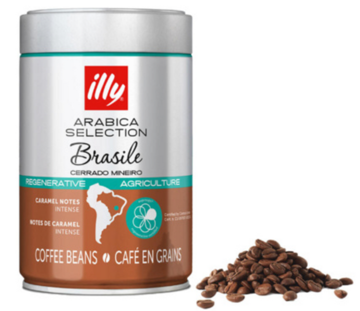3kg Illy arabica selection Brasile bonen tin 250 gr.