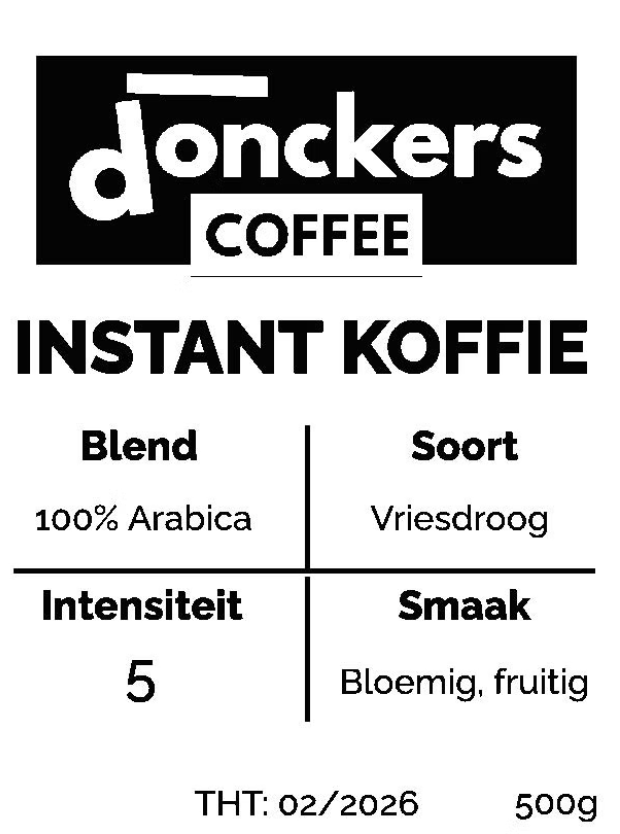 Donckers Instant Coffee 500g
