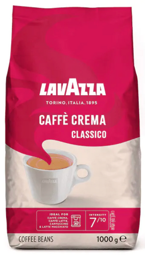 6 kg de grains de Lavazza caffe crema classico 1 kg. | Donckerskoffie